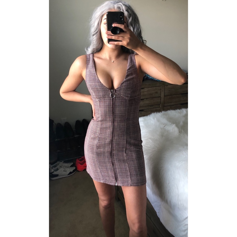 NEW Plaid Dress S